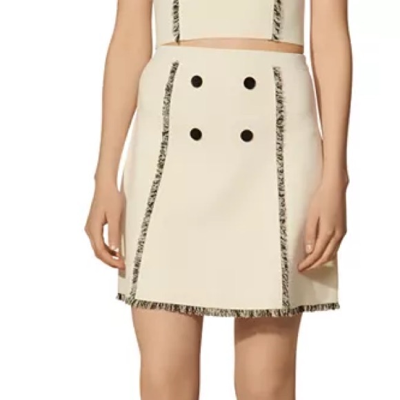 Sandro Dresses & Skirts - Sandro
Ketty Short Double Breasted Skirt Size 4/8